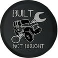 thumbnail image 1 of Black Tire Covers - Tire Accessories for Campers, SUVs, Trailers, Trucks, RVs and More | Built Not Bought Black 28 Inch, 1 of 3