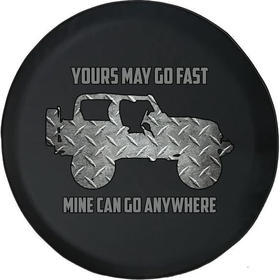 Black Tire Covers - Tire Accessories for Campers, SUVs, Trailers, Trucks, RVs and More | Go Fast Go Anywhere Offroad Black 32 Inch