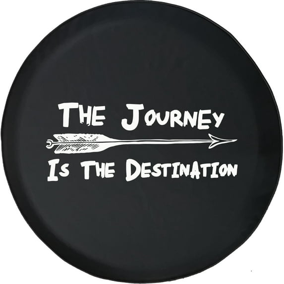 Black Tire Covers - Tire Accessories for Campers, SUVs, Trailers, Trucks, RVs and More | Journey Destination Black 28 Inch