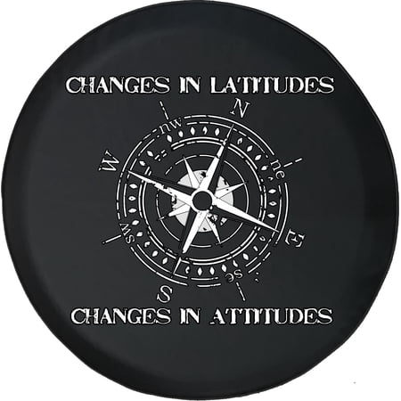Black Tire Covers - Tire Accessories for Campers, SUVs, Trailers, Trucks, RVs and More | Latitudes Attitudes Black 30 Inch