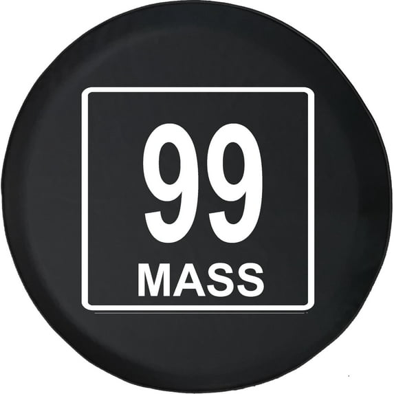 Black Tire Covers - Tire Accessories for Campers, SUVs, Trailers, Trucks, RVs and More | Massachusetts State Route 99 Black 30 Inch
