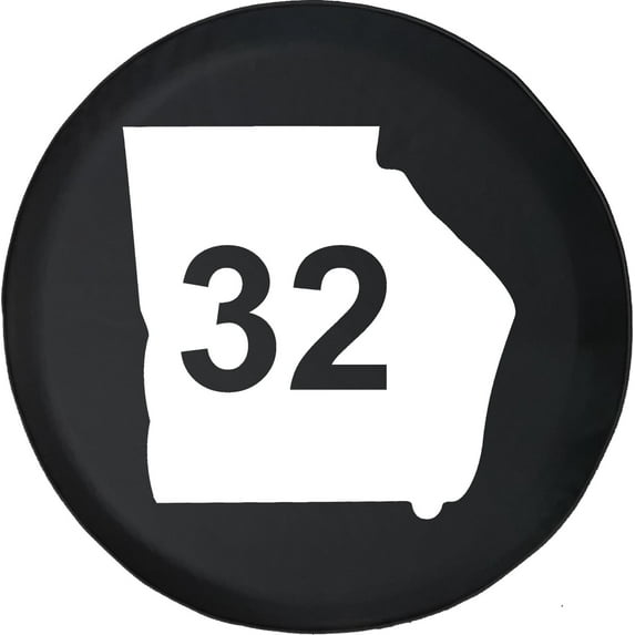 Black Tire Covers - Tire Accessories for Campers, SUVs, Trailers, Trucks, RVs and More | Missouri State Route 32 Black 31 Inch