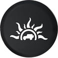 thumbnail image 1 of Black Tire Covers - Tire Accessories for Campers, SUVs, Trailers, Trucks, RVs and More | Offroad Sunset Black 31 Inch, 1 of 3