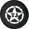 thumbnail image 1 of Black Tire Covers - Tire Accessories for Campers, SUVs, Trailers, Trucks, RVs and More | Oscar Mike WW2 Star Black 31 Inch, 1 of 3