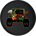 thumbnail image 1 of Black Tire Covers - Tire Accessories for Campers, SUVs, Trailers, Trucks, RVs and More | Paw Prints Peace Love Tiedye Black 32 Inch, 1 of 3