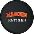 thumbnail image 1 of Black Tire Covers - Tire Accessories for Campers, SUVs, Trailers, Trucks, RVs and More | Retired Veteran Military Solider Black 30 Inch, 1 of 3