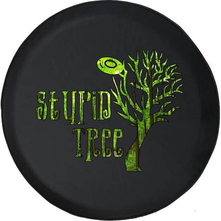 Black Tire Covers - Tire Accessories for Campers, SUVs, Trailers, Trucks, RVs and More | Stupid Tree Disc Golf Black 29 Inch