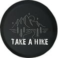 thumbnail image 1 of Black Tire Covers - Tire Accessories for Campers, SUVs, Trailers, Trucks, RVs and More | Take a Hike Travel Mountain Black 35 Inch, 1 of 3