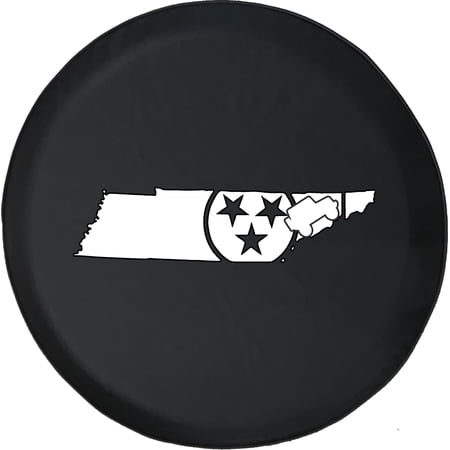 Black Tire Covers - Tire Accessories for Campers, SUVs, Trailers, Trucks, RVs and More | Tennessee Southern Black 33 Inch