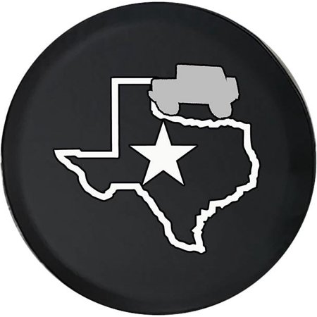 Black Tire Covers - Tire Accessories for Campers, SUVs, Trailers, Trucks, RVs and More | Texas Pride Black 29 Inch