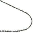 thumbnail image 1 of Black Titanium 1MM Rolo Link Necklace Chain 24", 1 of 2
