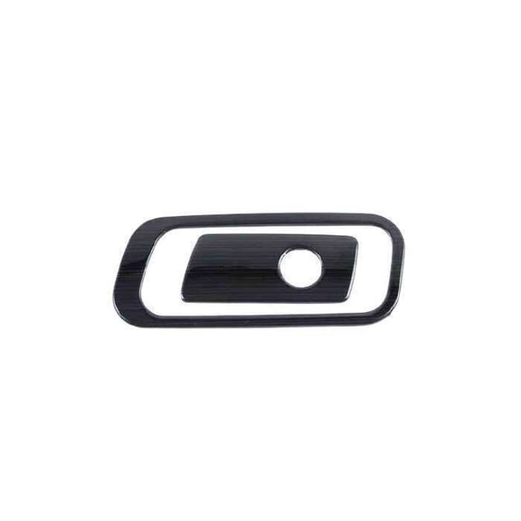 Black Titanium Co-Pilot Storage Box Handle Cover Trim For Cadillac CT5 2020-2022