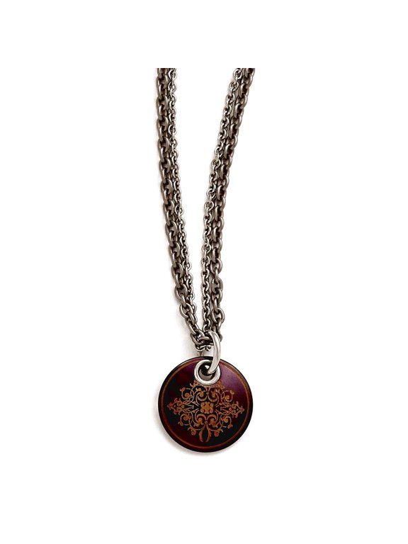 Black Titanium Copper Color Anodized and 925 Sterling Silver Polished Fancy Lobster Closure With 2inch Ext 16 Inch Penda