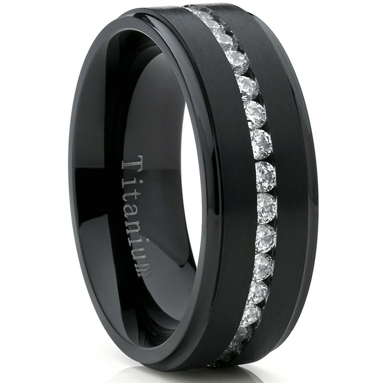 Walmart mens wedding store bands titanium
