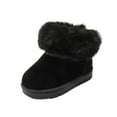 thumbnail image 1 of Black Toddlers Ages 12 To 15 Months Will Appreciate These Plush Lined Snow Boots With A Cozy Interior, Designed For Early Walkers To Keep Feet Warm And Snug., 1 of 9