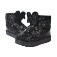 thumbnail image 1 of Black Toddlers Snow Boots With Soft Sole And Synthetic Upper, Easy On Off For Winter Play, 1 of 5