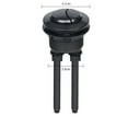 Black Toilet Flush Button 38mm Dual Toilet Tank Repair Round Head