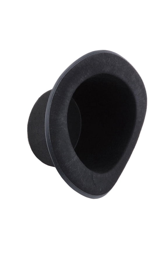 Black Top HatJazz Hat Black Magician Hat Baseball CapsParty Accessory Wide Brim Elegant Wool Cloche Bucket Cap All Season