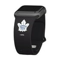 thumbnail image 1 of Black Toronto Maple Leafs Silicone Apple Watch Band, 1 of 3