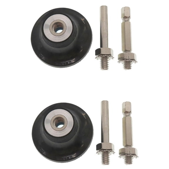 Black Torque Lock Rubber Spiral Tray Sanding Disc Metal Sand Disc Grinding Disc