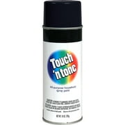 Black, Touch 'n Tone Gloss General Purpose Spray Paint-55276830, 10 oz, 6 Pack