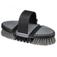 thumbnail image 1 of Black Tough1 Tack Horse Grooming Great Grips Flex Finishing Brush, 1 of 2