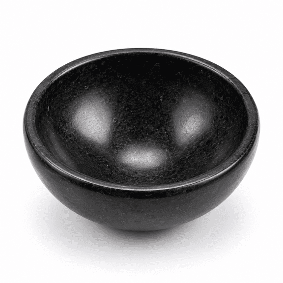 Black Tourmaline Crystal Mini Bowl 2 Inch – Natural Gemstone Trinket & Offering Bowl, Handmade Polished Décor