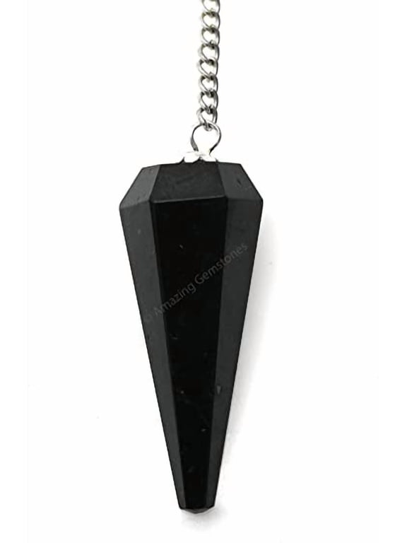 Black Tourmaline Crystal Pendulum Divination