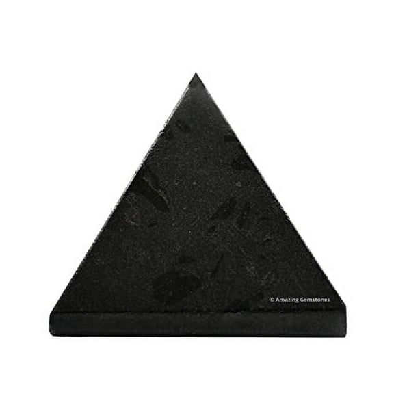 Black Tourmaline Crystal Pyramid 1" Inch