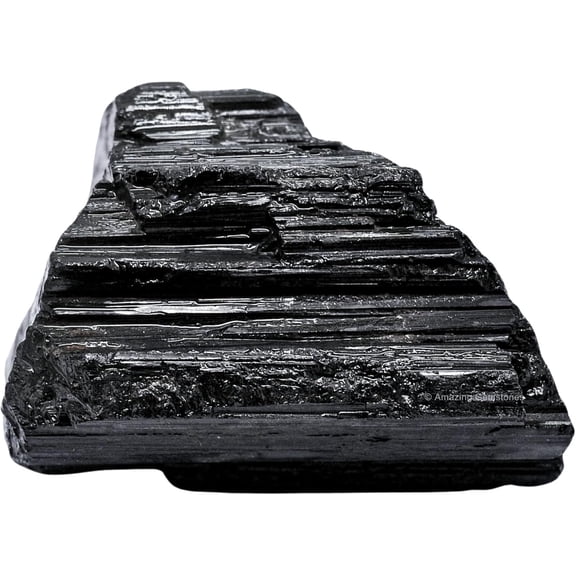 Black Tourmaline Raw Crystal  Natural Rough Stone for Dcor, Collection & Everyday Use (200-350 Grams)