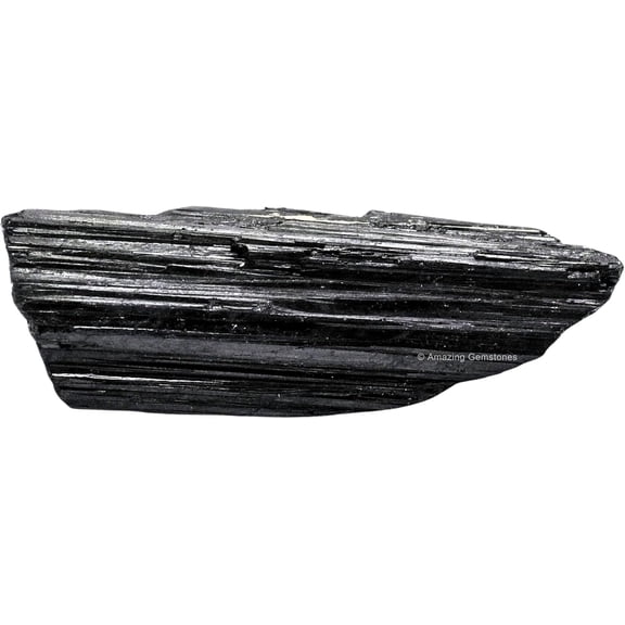 Black Tourmaline Raw Crystal  Natural Rough Stone for Dcor, Collection & Everyday Use (350-500 Grams)