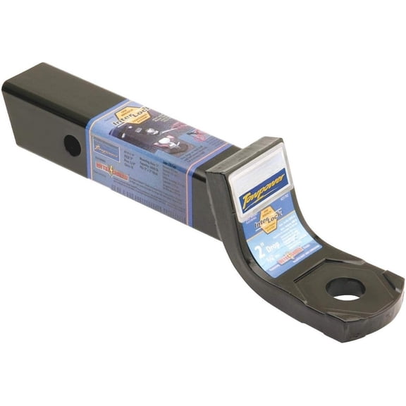 Black Towpower Class III Interlock Trailer Ball Mount