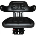 thumbnail image 1 of Black Trac Seats Tractor Suspension Seat Fits John Deere 1120 1130 1140 JD300, 1 of 11