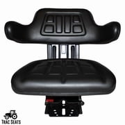 Black TracSeats Tractor Suspension Seat Fits John Deere 2140 2150 2155 2240 2255