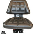 thumbnail image 1 of Black TracSeats Tractor Suspension Seat Fits John Deere 5200 5210 5300 5310 5510, 1 of 11