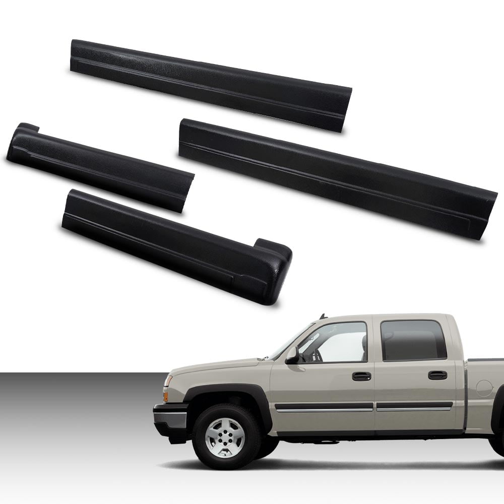 Black Trail Armor Rocker Panel Guard Cover Fit for 1999-2006 Chevy ...