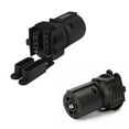 thumbnail image 1 of Black Trailer Plug Adapter Converter for American Standard 7 Way into 4Way 5Way, 1 of 7