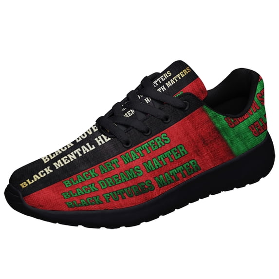 Black Trans Lives Matter Shoes Sneakers for Women Men Black Size 13