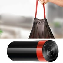 Black Trash Bags,Small Trash Bags,17X21 In 4 Gallon Garbage Bags,Small Garbage Bags,4 Gallon Trash Bags Drawstring,Disposable Plastic Trash Bags,Garbage Bags For Kitchen Bathroom Bedroom Office,Black