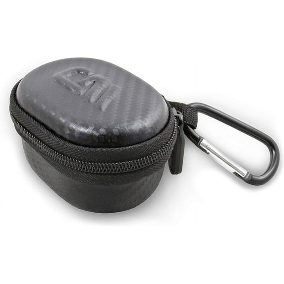 Black Travel Case For Fingertip Pulse Oximeter Fits Innovo Deluxe, Zacurate Pro, Santamedical, Concord Sapphire - Inlcudes CASE ONLY