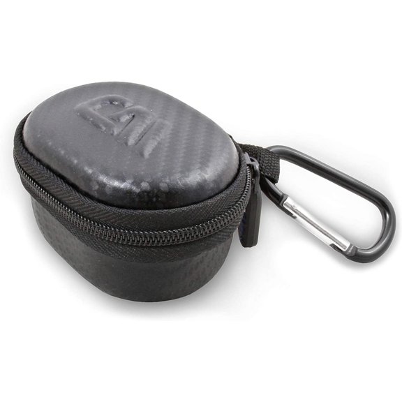 Black Travel Case For Fingertip Pulse Oximeter Fits Innovo Deluxe, Zacurate Pro, Santamedical, Concord Sapphire - Inlcudes CASE ONLY