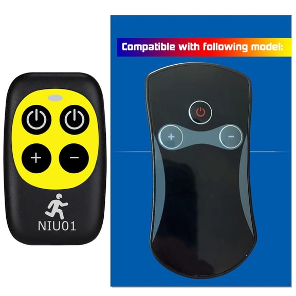 Black Treadmill Remote Control Universal Compatible 5.51 x 3.43 x 1.14 Inches