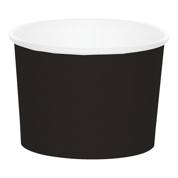Black Treat Cups - Party Supplies - 8 Pieces