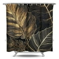 thumbnail image 1 of Black Tree Beautiful Palms Leaf Shower Curtains, Farmhouse Shower Curtains for Bathroom,Waterproof Fabric Shower Curtain Set with 12 Hooks Decor 84×72 Inch, 1 of 4