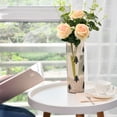 thumbnail image 1 of Black Trees Pattern Plastic Vase 11.8'' x 3.9'' Transparent Non Breakable Decorative for Family, 1 of 6