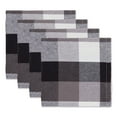 thumbnail image 1 of DII Black Tri Color Check Dishcloth (Set of 4), 1 of 5
