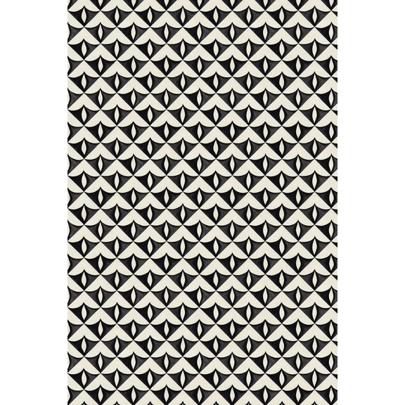 Black Triangle Pattern Poster Print - Treechild (24 x 36)