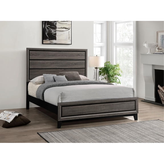 Black - Trimmed, Supportive Queen Panel Bed | Bedroom Retreat, Comfort Every Night