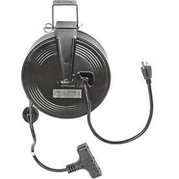 Black Triple Tap Extension Cord - 30 ft.