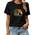 thumbnail image 1 of Black Tshirt Graphic Tees Shirts Best Dad Ever Cat Paw Print S-5XL Tops, 1 of 5